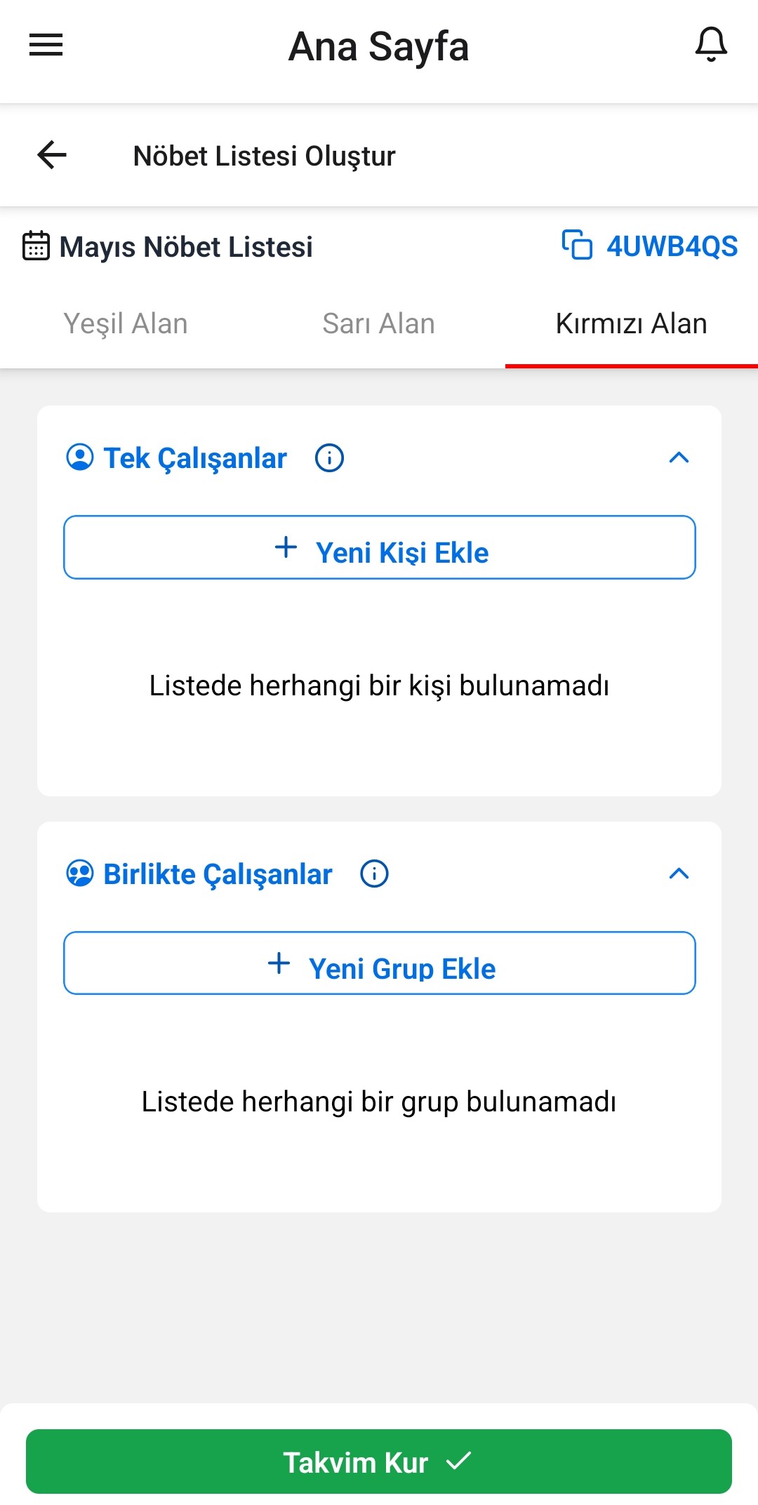 NöbetPulse profil ayarları